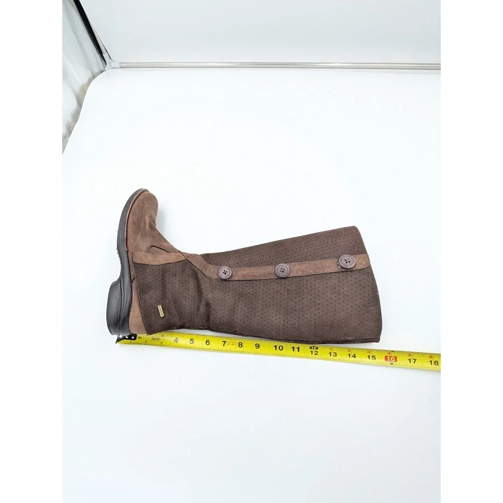 Merrell Waterproof Boots Women's Size 7‎ Brown Captiva Leather Zip Up J56038